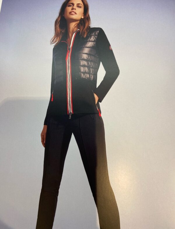 Veste matelassée bi matière 