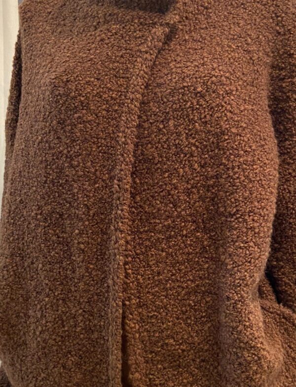 Manteau bouclette marron