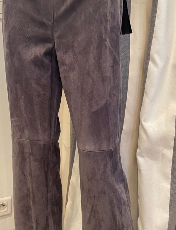 Pantalon en daim gris 
