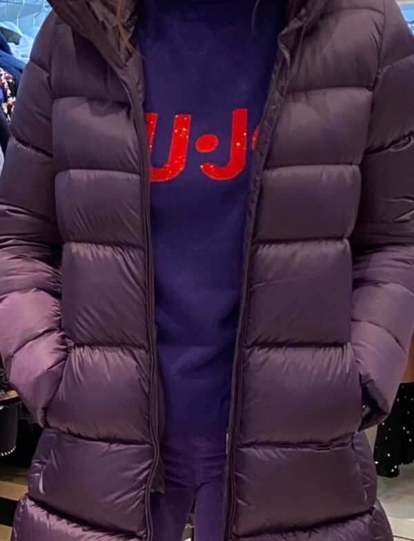 Doudoune duvet violet