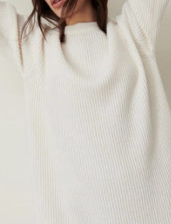 Robe blanche en laine 