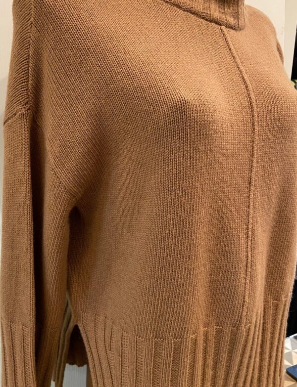Pull  camel laine viscose cachemire 